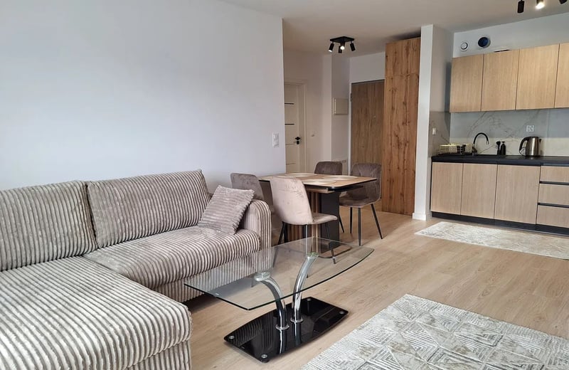 Alquiler de un nuevo piso de 2 habitaciones, 43 m², en el distrito de Prądnik Biały, Cracovia, Polonia